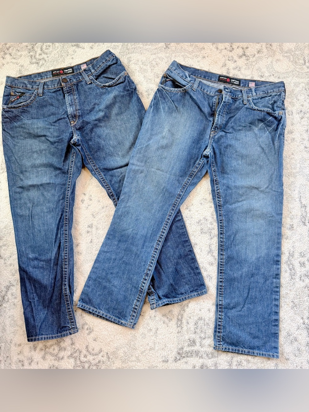 2 pair Ariat Flame Resistant work jeans 38/32